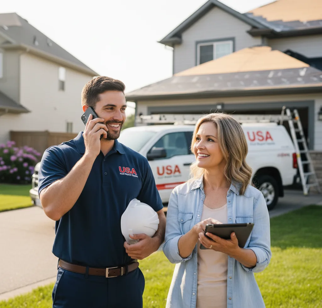 USA Roof Repair Experts customer support in Croswell